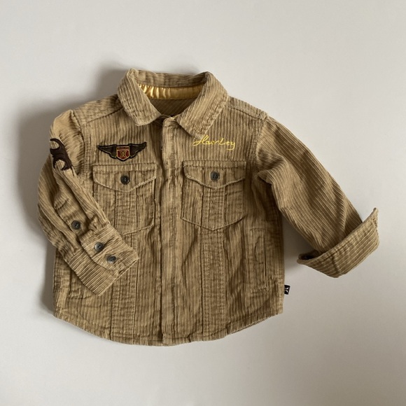 Hurley Corduroy Zip-Up Overshirt 12 Months - Picture 12 of 12